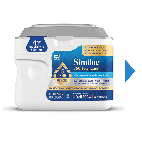 360 Total Care 20.6 oz simplepac with arrow pointing right