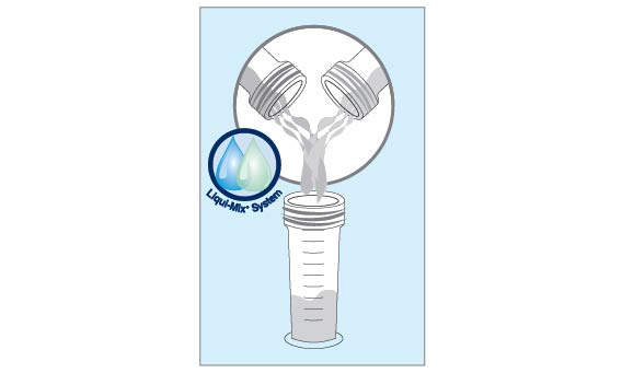 Liqui-mix illustration Liqui-Mix® System: Human Milk Fortification