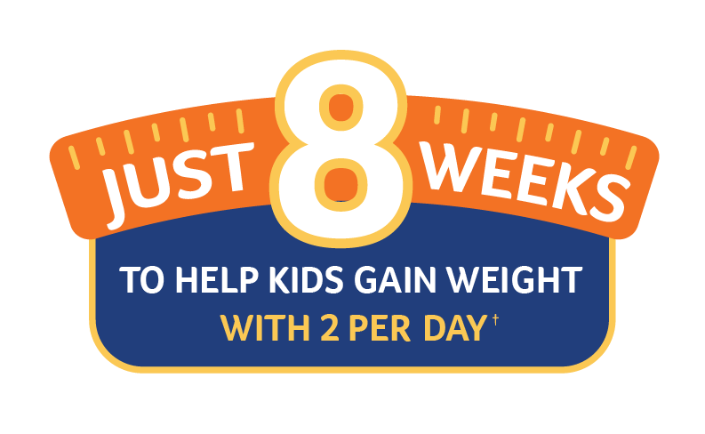Just 8 Weeks To Help Kids Gain Weight Icon PediaSure® Helps Kids Catch up on Growth