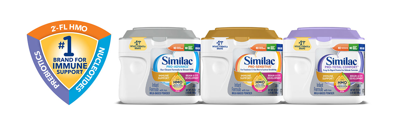 Similac Pro-Advance, Similac Pro-Sensitive and Similac Pro-Total Comfort