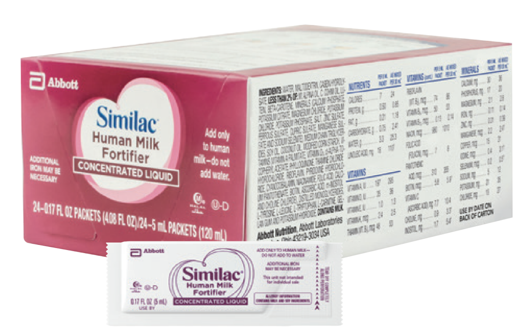 Similac HMF HP CL Nutrient Panel Directions for Use