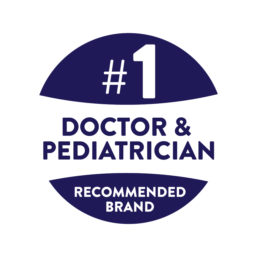 #1 Doctor & Pediatrician Recommended Brand for Hydration badge