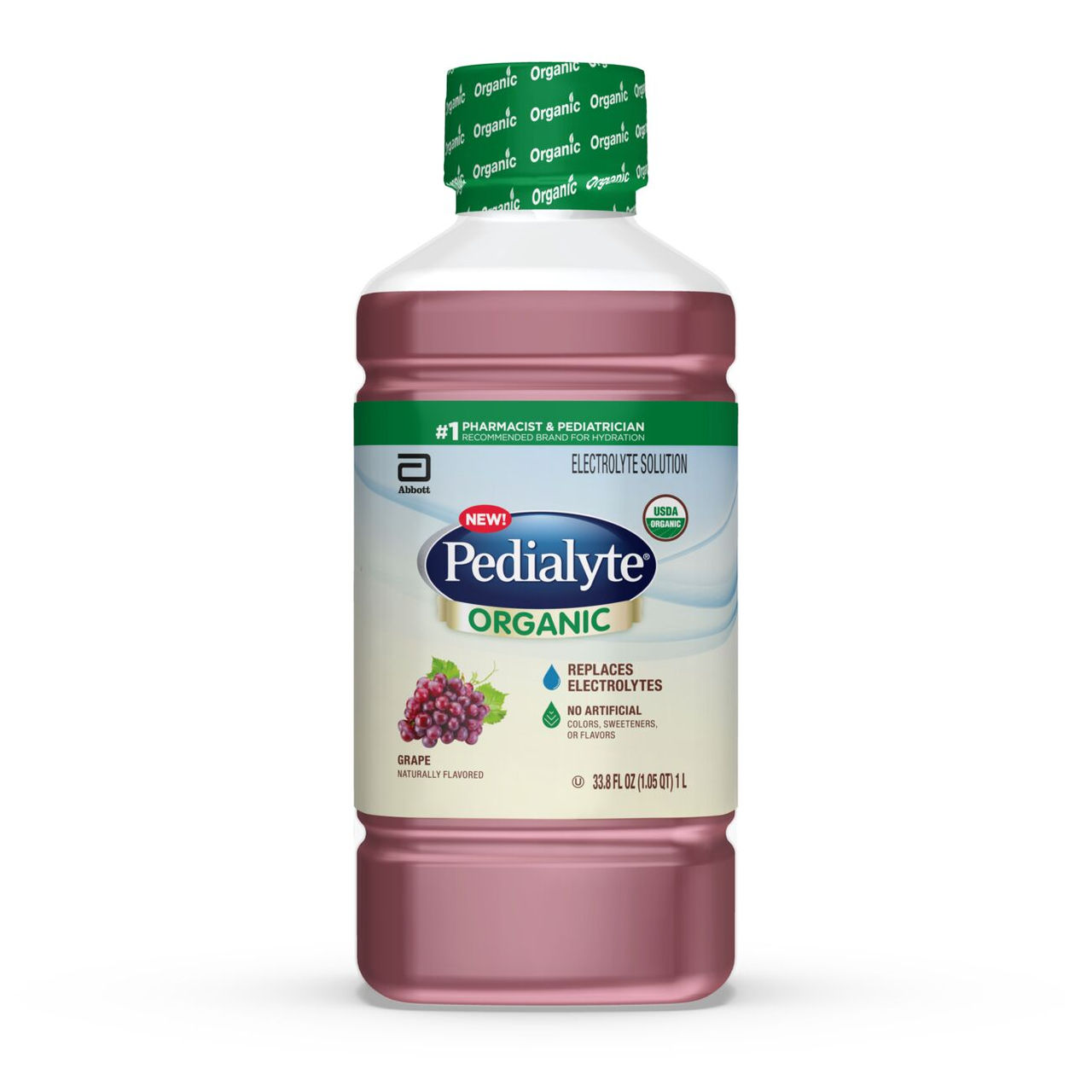 Pedialyte Organic Crisp Grape flavor
