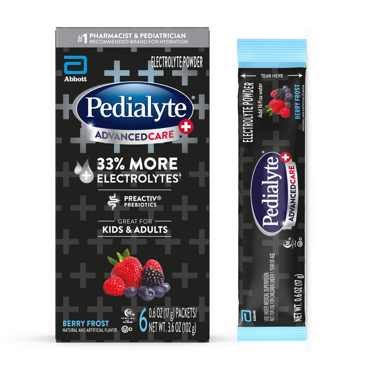 Pedialyte Adv Care Plus_Berry Frost Powder