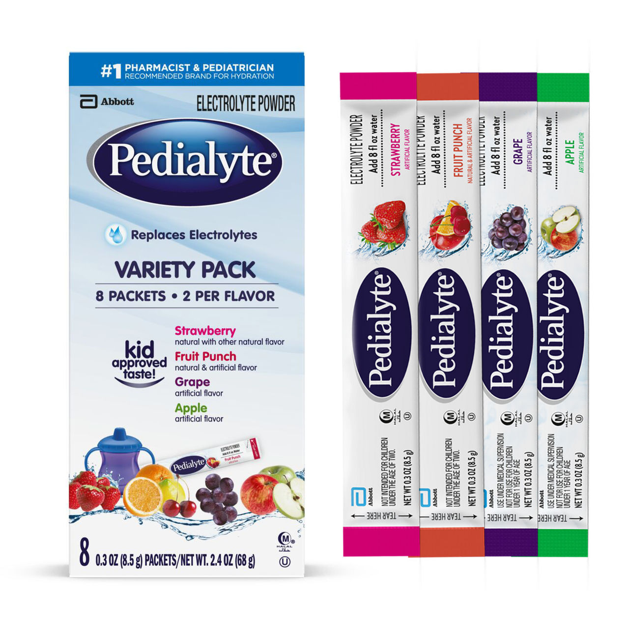 Pedialyte Classic Powder Variety Pack