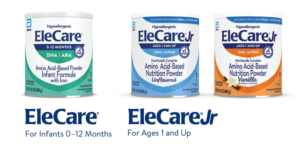 EleCare and EleCare Jr. cans