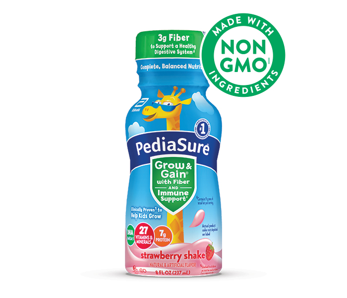PediaSure Grow and Gain 8 oz with Fiber Strawberry flavor