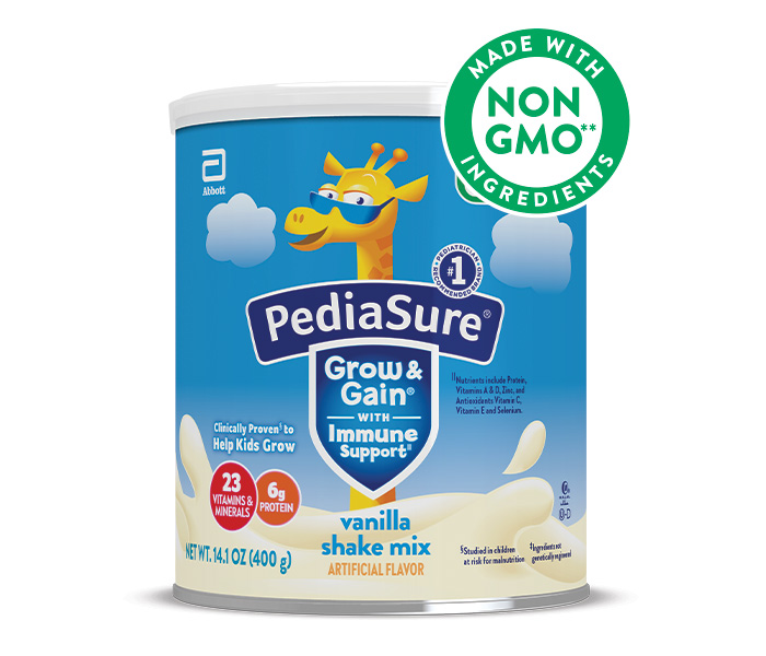 PediaSure Grow and Gain Shake Mix 14.1oz. Vanilla flavor