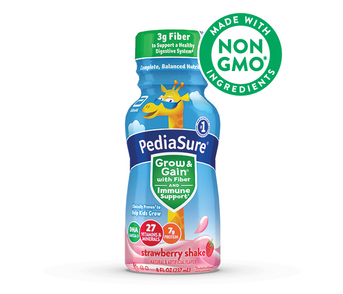 PediaSure Grow and Gain 8 oz with Fiber Strawberry flavor