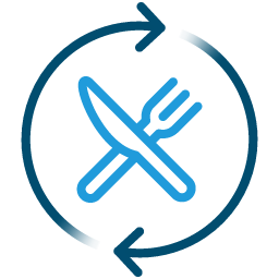 Food cycle icon
