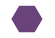 Maroon hexagon graphic representing glucose